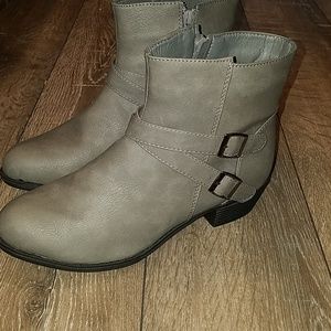 Gray Booties